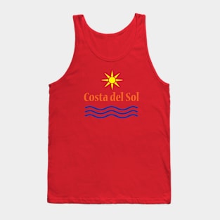 Costa del Sol-Sun Water+Text Tank Top